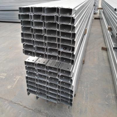 China Galvanized Steel C Channel U Section Channel Construction 50*50*3mm for sale