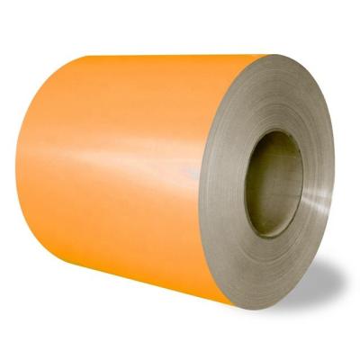 China Orange GB Prepainted Galvanized Steel Sheet In Coil PVDF Aluzinc Coil for sale