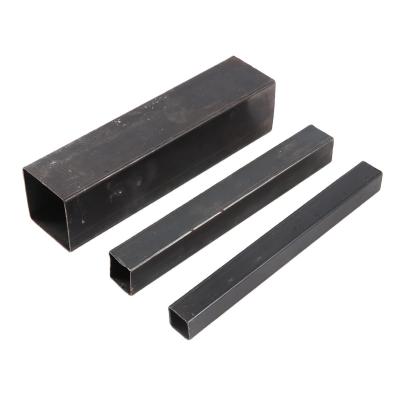 China Q345 Black Galvanised Steel Tube Square Pipe 4x4 14mm for sale