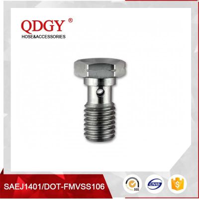 China STAINLESS STEEL MATERIAL BRAKE HOSE FITTINGS  SINGLE BANJO BOLT M10 X 1.5 for sale