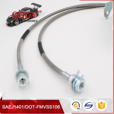 China SAE J1401 standard stainless steel braided flexible metal brake hose line for sale