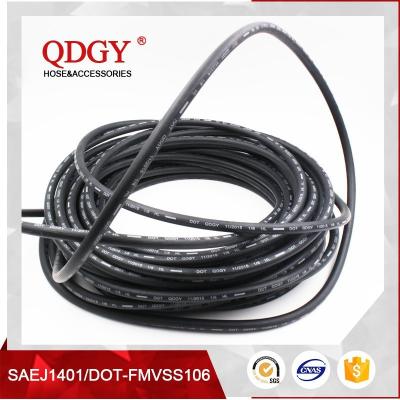 China DOT SAE J1401 standard FMVSS 106 approved Rubber brake hose with two PVA reinforcement for sale
