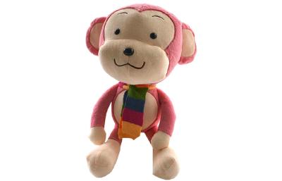 China Cute monkey super soft fabric plush toys , small stuffed monkey animals for sale