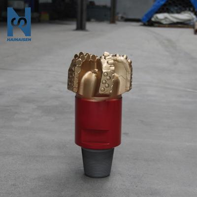China Carbon Steel PDC Well Drilling Bit 5 Blades Forging Oil Well Drill Head for sale