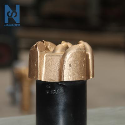 China 3 Inch Flat Steel Body PDC Bit 7 Blade Button Bits Rock Drilling for sale