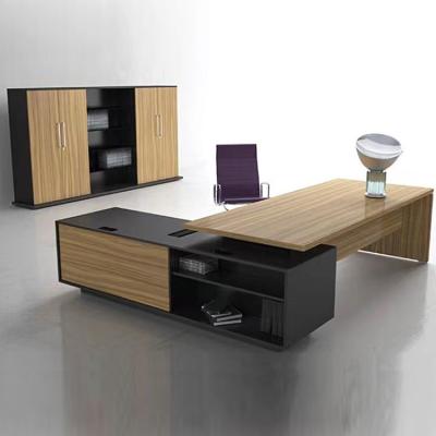China Length 2.2M Executive Office Desks Modern Wooden With Pvc Edging for sale
