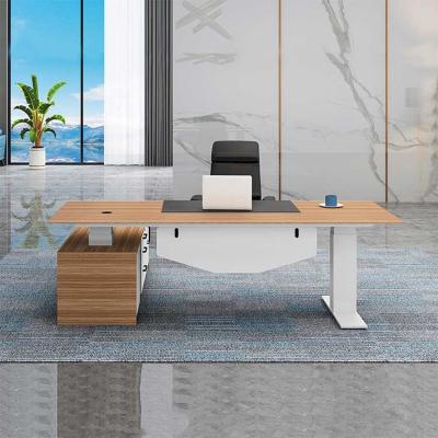 China 2M Officeworks Sit Stand Desk Electric Standing Executive Office Desk for sale
