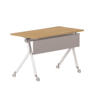 China 63 Inch Foldable Training Table Wooden School Desk For Classroom for sale