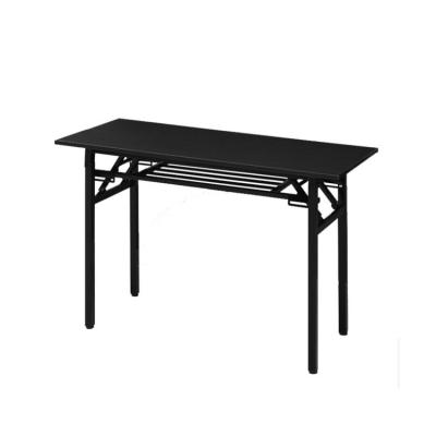 中国 傷のつきにくいオフィス コンピュータのトレーニング テーブル黒い木製カスタマイズされたサイズ 販売のため