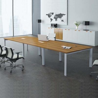 China 6 Person Office Conference Table D1200mm Meeting Room Rectangular for sale
