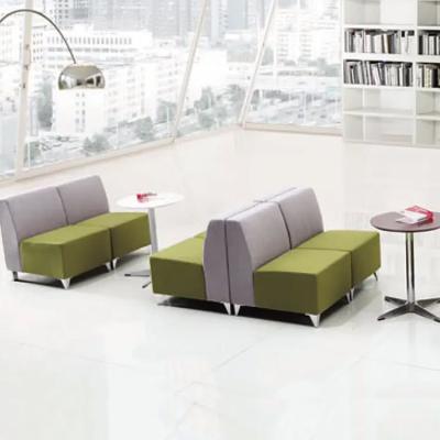 China 23.6 Inch Office Furniture Sofa Combinable Modern Office Couch For Lobby for sale