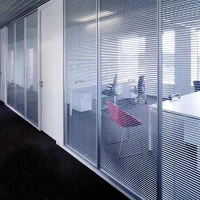 China Double Glazing Office Partition Walls Explosion Proof Artificial In Office for sale