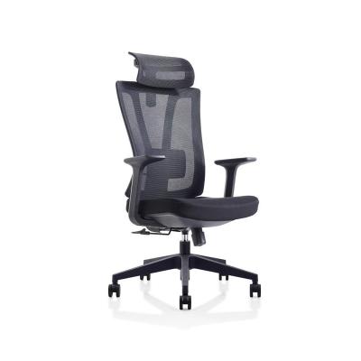 China Modern Design Mesh Office Chair With 3D Metal Handrail And Premium Nylon Wheels for sale