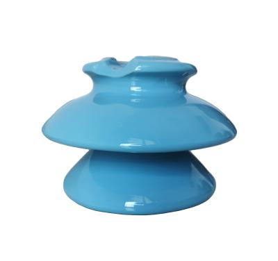 Cina 36kV porcellana blu Pin Insulators For Distribution Lines in vendita