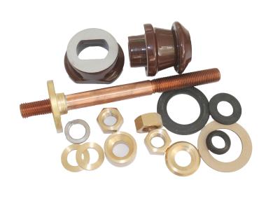 China Porcelain DT1-250A Bushing Assembly With Copper Busbar for sale