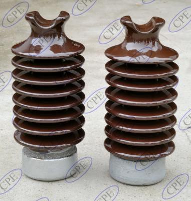 China Porcelain ANSI 57-5L LP Voltage Power Pole Insulators for sale