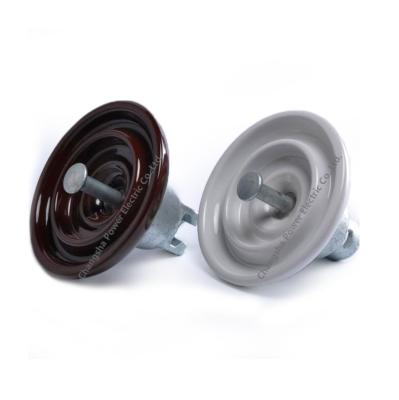 China ANSI 52-4 Porcelain Disc Suspension Ceramic Insulator for Transmission Line for sale