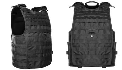 China Black Bulletproof Protective Vest for Maximum Durability for sale
