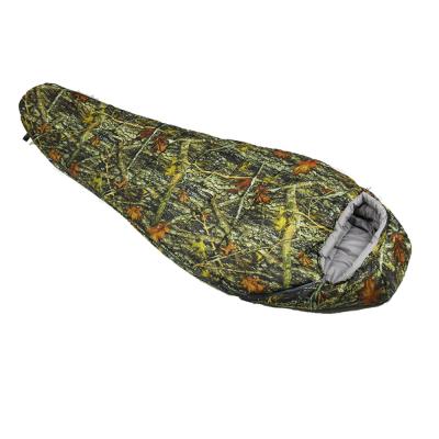 China Camouflage Envelope Tactical Outdoor Gear Military Winter Sleeping Bag 220*75CM for sale
