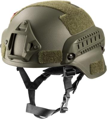 Cina Otoprotezione balistica tattica del casco di MICH Airsoft dell'ABS nero di sicurezza in vendita