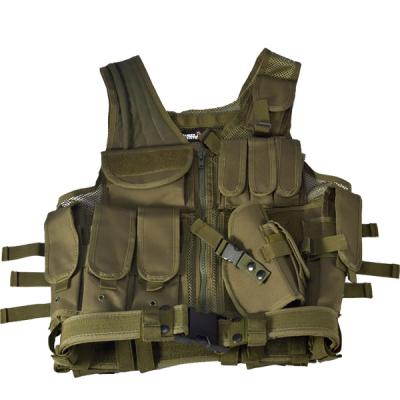 Chine Adjustable Military Tactical Vest with Removable Shoulder Straps Nylon Material à vendre