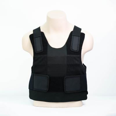 China NIJ 0115.00 Stab Resistant Vest With Carbon Fiber Armor Pieces Coated Into Aramid Fabric for sale
