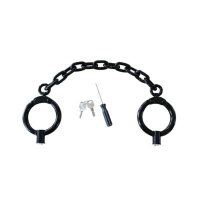 China Xinxing Metal Police Handcuffs Double Lock Nickel Plated Steel Handcuffs for sale