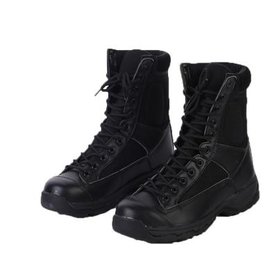 China Custom Design Strong Black Military Tactical Boots For Men And Women for sale