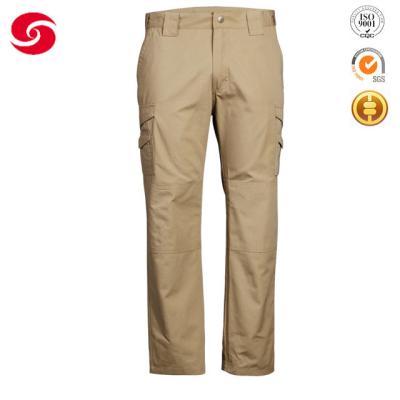 China 8 Pockets Khaki Tactical Pants 65% Polyester 35% Cotton Anti Pilling for sale
