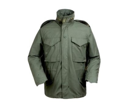 China Woven Texture Windproof Military Jacket Olive Green Army Jacket 220g-270g for sale