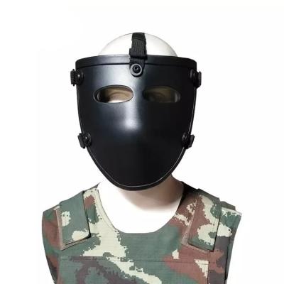 China Anti Riot Bulletproof Equipment PE Full Face Shield 280mm*185mm for sale