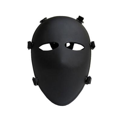 China Military NIJ Level IIIA Bulletproof Equipment Ballistic Face Mask Visor for sale
