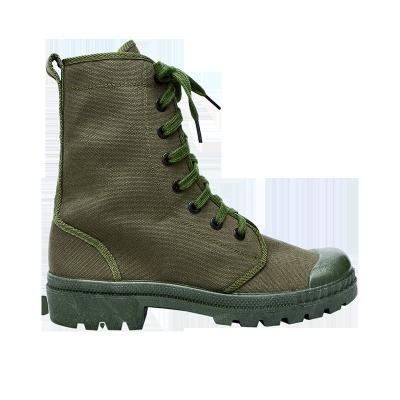 China Canvas Cotton Combat Tactical Boots Army Soldier Military Training Shoes for sale