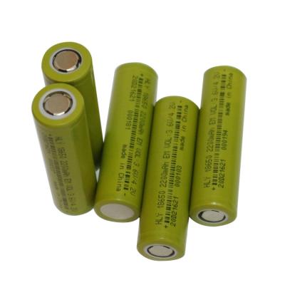 中国 18650の再充電可能なリチウム電池、3.6v 2200mahのリチウム イオン電池の細胞 販売のため