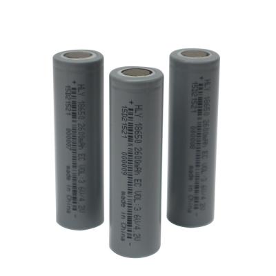 China 3.6V Fast Charging 2600 Mah Rechargeable Battery 18650 Lifepo4 Cells for sale