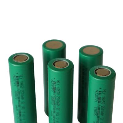China Rechargeable Lithium Ion Bright Light Torch Battery 18650 3.6V 2500mAh for sale