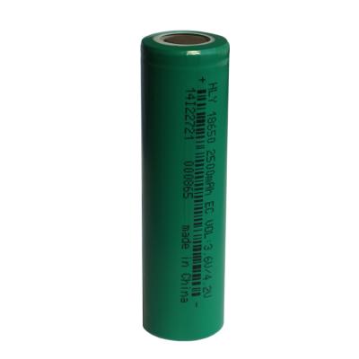 China 500 Times Li Ion 2500mah 18650 Battery Long Life For Power Tools for sale