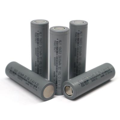 China Cylindrical 18650 3.6 V 2600mah Lithium Battery Rechargeable High Safety for sale