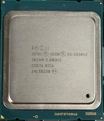 China 64 Bit E5 2630 v2 Intel Xeon E5 2600 v2 Series 2.60 GHz 22 nm Lithography for sale