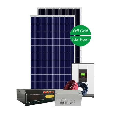 Chine ISO14001 outre du système d'alimentation solaire de grille 230V système d'alimentation solaire de 3000 watts à vendre