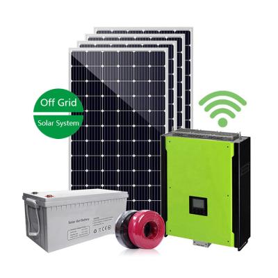 China Monocrystalline 3kw Off Grid Solar System MPPT Off Grid Power System for sale
