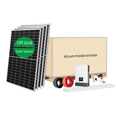 Chine LOG-5KW outre du système solaire MPPT de grille kit solaire de générateur de 5000 watts à vendre