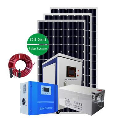 China 220vac Off Grid Solar Power System 48V Ground Rooftop for sale