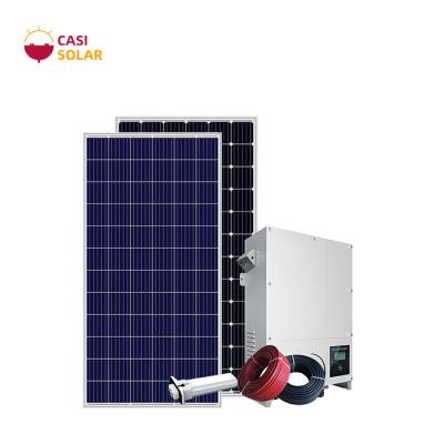 China PWM Rooftop Solar System For Home 10KW Stainless Steel Solar Panel Mounts for sale