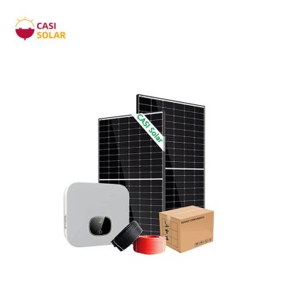 China MPPT Solar System For Home Use 25KW On Grid Solar Panel System for sale