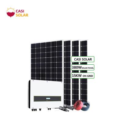 China 25KW On Grid Solar Power System Inverter Hybrid 380v for sale