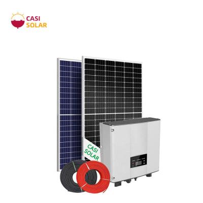 China 30KW Solar Generator For Home Solar Complete Set Ground 380v for sale