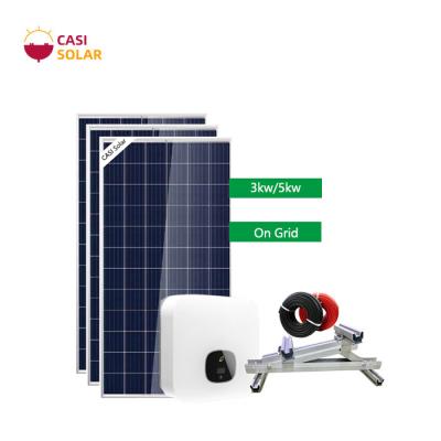 China 400V On Grid Solar Power System 300KW Solar Panel Full Set for sale