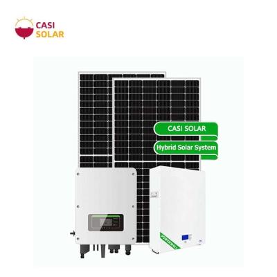 China 10000W Hybrid Solar Power System TUV Home Solar Power Battery for sale