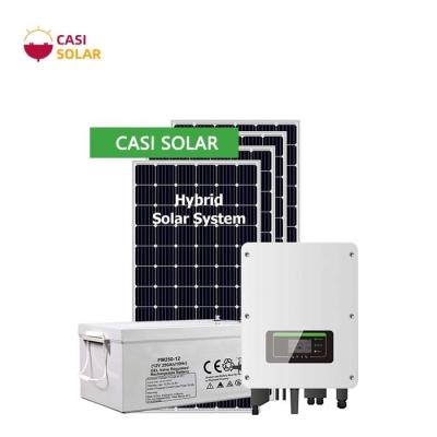 China GPRS Hybrid Off Grid Solar System 15KW for sale
